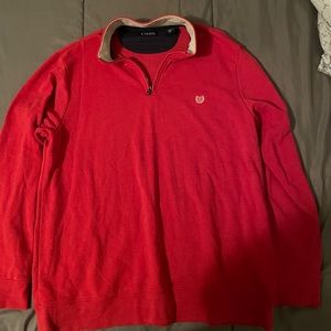 Chaps sweat shirt. Color red and size XL